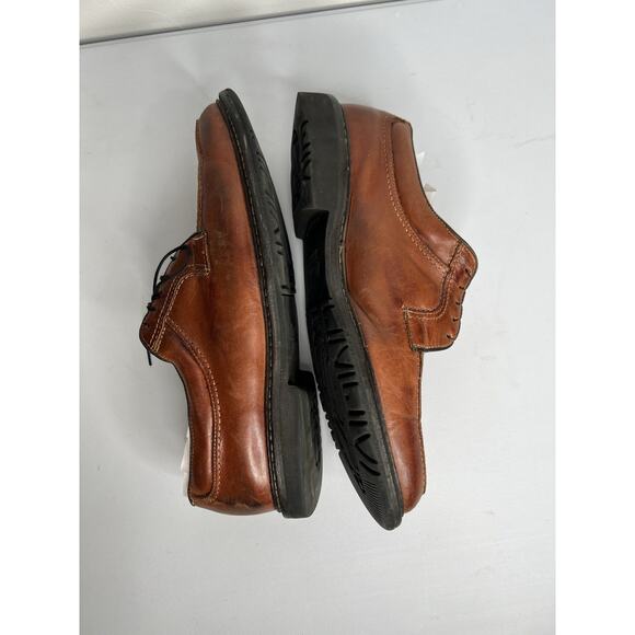 Allen Edmonds Brown Leather Lace Up Loafer Oxford Men’s Size 11.5D - Picture 6 of 11